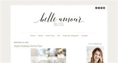Desktop Screenshot of belleamourdesigns.com